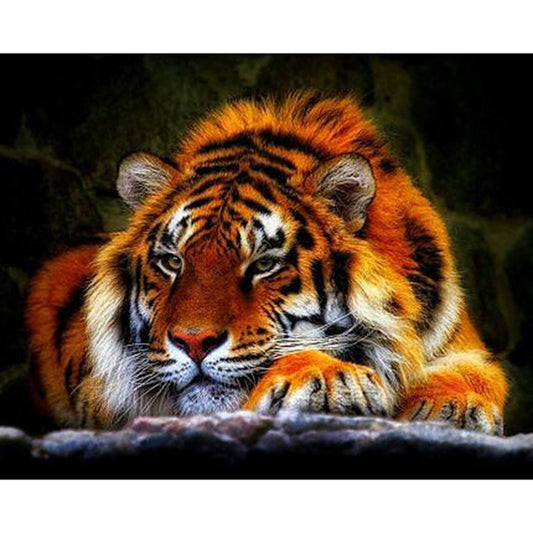 5D DIY Tiger Diamond Painting Cross Stitch Decor